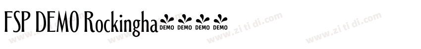 FSP DEMO Rockingha字体转换 FSP DEMO Rockingha字体转换